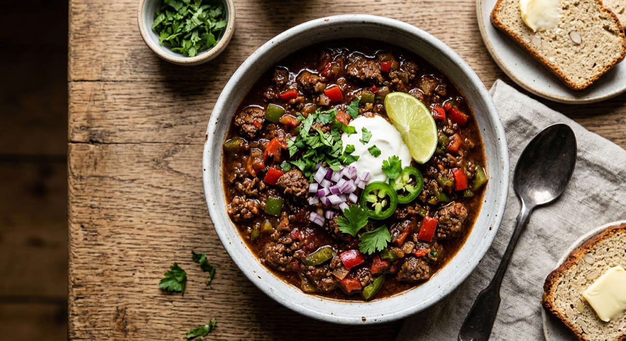 Keto Beef Chilli (No Beans)